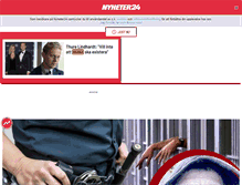 Tablet Screenshot of nyheter24.se